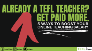 online teaching salary increase