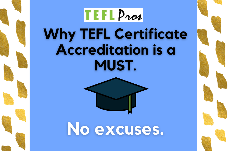 TEFL accreditation TEFLPros