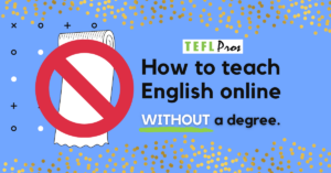 teach english without a degree