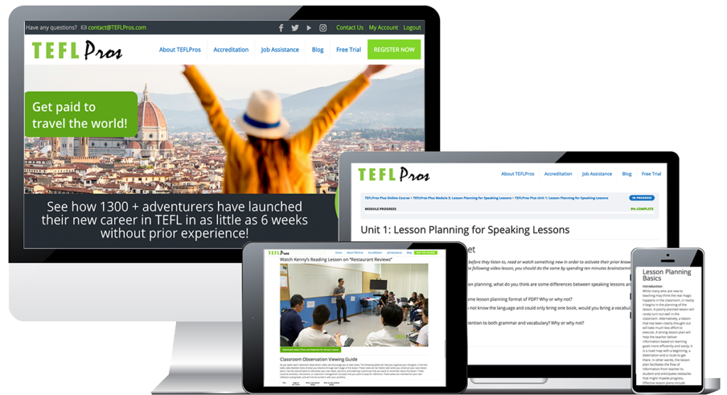 TEFLPros online TEFL training and certification